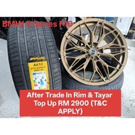 BMW 5 Series F10 19" RIM + Tayar Combo Set 19 inch