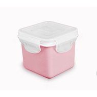 Ceralock Ceramic Food Container | Bekas Makanan Seramik | CERALOCK | Square 280ml Antibacterial
