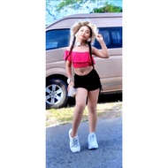 Ivy kids 3 way top swimsuit Terno short for girs 6-12 yrs old