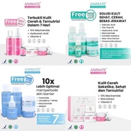 Animate SKINCARE INSTANT WHITENING GLOWING BARRIE ACNE SERIES ANIMATE SERUM MOISTURIZER