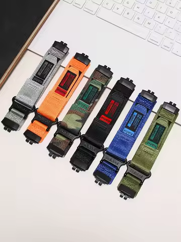 GBD200 Nylon Canvas Watch Band Strap for Casio G-SHOCK GBD-200-1/2/9 GBD-200SM Series Sport Mod Repl