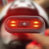 Bicycle Helmet Light USB Rechargeable LED Warning Tail Light Waterproof Cycling Safety Flashlight TK