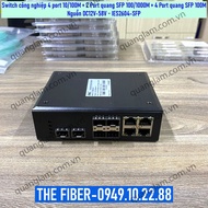 Switch công nghiệp 4 port 10/100M + 2 Port quang SFP GE + 4 Port quang SFP 100M Nguồn DC12-58V IES26