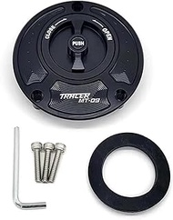 ZAPYVET For YAMAHA, FJ09/MT09 TRACER 2015-2016, Fuel Tank Cap Cover CNC Aluminum Keyless Motorcycle 