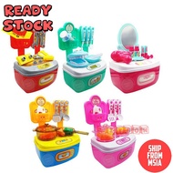 READY STOCK Pretend Play Set for Kids - Dentist Doctor / Fashion / Makeup / Kitchen Sets / Tool Set 