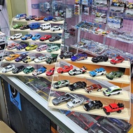 HOT WHEELS RAK WOODEN ACRYLIC DISPLAY STAND for SCALE 1:64. FIT IN IKEA RACK. MINIGT INNO64 TOMICA T