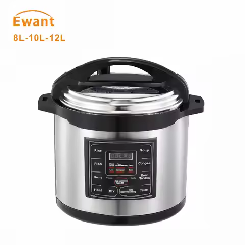 Ewant 8L 1350W 70KPA Electric MultiCooker Large Capacity High Pressure Rice Cooker Commercial Stainl