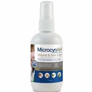 MicrocynAH Wound Skin Care Spray 120ML Anti-Fungal Wound for Dogs and Cats