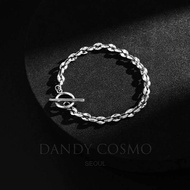 ข้อมือสแตนเลส ผู้ชาย ลาย Crushed Bean: DANDY COSMO กำไลสแตนเลส
