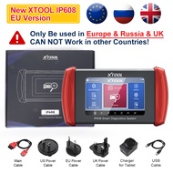 [Mian] XTOOL เครื่องสแกน OBD2 IP608ระบบเต็มรูปแบบ ABS การเขียนโค้ดเลือดออกสามารถวิเคราะห์เครื่องมือย