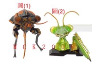Takara Tomy Arts 立體昆虫顏面圖鑑扭蛋 磁石貼扭蛋 秋蟬 螳螂扭蛋全新散款有蛋紙 從未開過原封膠袋每款售$20元