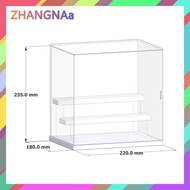 ZHANGNAa ชั้นโชว์อะคริลิคขนาดใหญ่แบบพาโนรามาสำหรับของสะสมกล่องปริศนา-ตู้โชว์กันฝุ่นสำหรับหุ่นและโมเด