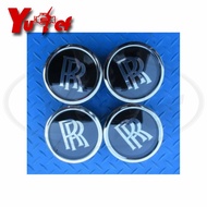 6882184 Auto Wheel Cap Sets For Rolls Royce 4pc Wheel Center Parts