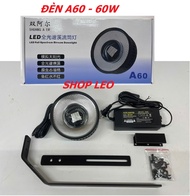 Đèn rọi Riverzone Zaqua và A60 bản RGB + UV hiệu ứng ánh sáng siêu đẹpKết hợp tia sóng nước-Đèn chuy