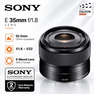 Sony E 35mm F1.8 OSS Lens (E-Mount Lens/ APS-C Format) E 35 f/1.8