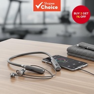 Sturdy Battery Neckband Earbuds for Gaming, Wireless Bluetooth Earphones for Sports Running with Mic