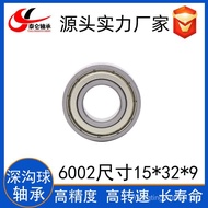 Deep Groove Ball Bearing 6002 6002ZZ Motorcycle Tram Wheel Bearing 6002-2RS GBWB
