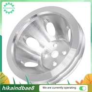 [hIkAi] Double Groove Aluminum Alloy Big Block Water Pump Pulley for    396 454 2 Groove Short Water