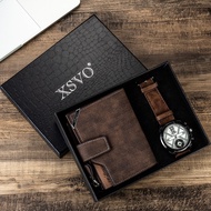 Beauty l Gift Set Cufflinks Plus Wallet Plus Dial Quartz Watch Plus Pen D65g14