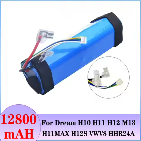 NEW 21.6V 100% Original 12800mAh for Dream H10 H11 H12 H11MAX M13 H12S VWV8 HHR24A Floor Scrubber Re