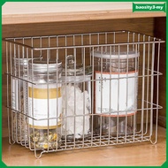 [BaosityfcMY] Hanging Metal Basket Decorate Wall Mount Fruit Basket for Home Pantry Garage Style B