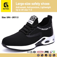 Large-size Safety Shoes available, UK Size 4 to 11.5, Anti-smash, anti-puncture, 6 styles to choose 