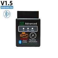 Xe HH OBD tiên tiến OBD2 máy quét Bluetooth Đọc và xóa ánh sáng động cơ mã lỗi cho Andriod PC IOS