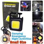 Mini LED Keychain Light Lampu Suluh Hook Camping Hanger Emergency hand touch Strobe type C hiking Opener axia alza baru