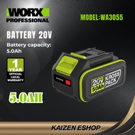 WORX WA3055 Bateri 20V 5.0AH I 20V 5.0AH Battery