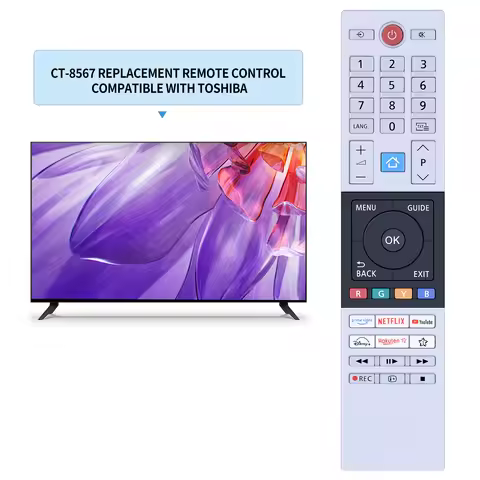 New CT-8567 For Toshiba LCD TV Remote Control 43UV2363DB 50UV2363DB 32LK3C63DB