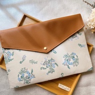 IPad Macbook 平板 電腦 保護套 收納袋 米色日式花環款
