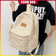 【READY STOCK】School bag korean bag bagpack women student bag large capacity travel bag school backpa