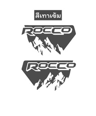 สติ๊กเกอร์ Rocco ติดแก้มท้าย Toyota Hilux Revo Rocco จำนวน1คู่ Sticker รถกระบะโตโยต้า