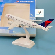 PLANE MODEL A350-900 DELTA AIRLINES 20CM, scale 1:400, high quality alloy, beautiful glossy powder c