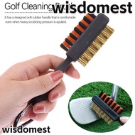 WISDOMEST Golf Club Brush Portable Cleaning Tool Cleaning Kit Double-sided