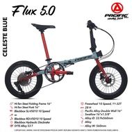 Sepeda Lipat Folding Bike 16 Inch Pacific Flux 5.0 Terbaru