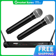 ไมโครโฟนไร้สาย Shure SVX288/PG28 ชุดแฮนด์+แฮนด์ 2 ช่องสัญญาณ สำหรับการบรรยาย การสอน การร้องเพลง ของแ