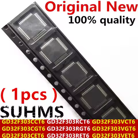 (1piece)New GD32F303CCT6 GD32F303CGT6 GD32F303CET6 GD32F303RCT6 GD32F303RGT6 GD32F303RET6 GD32F303VC