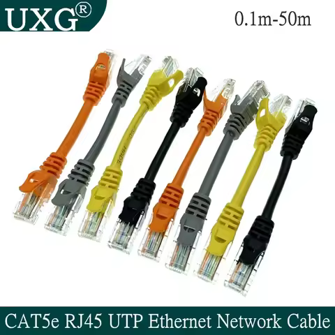 10cm 30cm 50cm CAT5e Ethernet UTP Network Male To Male Cable Gigabit Patch Cord RJ45 Twisted Pair Gi