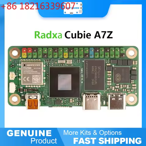 TAO Radxa Cubie A7Z integrates an Allwinner A733 octa-core chip with 16GB RAM, Wi-Fi 6, Pi Zero comp