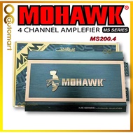 MOHAWK MS Series 4 Channel Amplifier MS-200.4 Power Amplifier Car Amplifier Car Power Amp