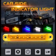 1pcs LED Flash Side Marker Lamp LED 4inch 12-24V Flash Signal Lamp Car Motorcycle