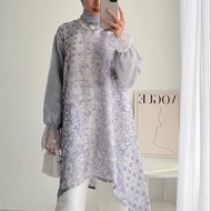 FRASYA BOUTIQUE | Raline Blouse Batik Viscose Lace Chantilly