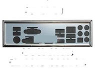 限時優惠不鏽鋼 華擎 B75M-ITX FM2A85X-ITX H77M-ITX 定做擋板主板IO檔板 露天拍賣