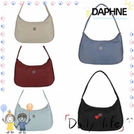 DAPHNE Shoulder Bag, Solid Color Nylon Women Underarm Bag, Handbag Travel Purse Large Capacity Hobos