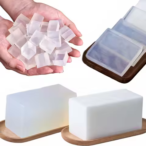 1000g Glycerin Soap Base DIY Handmade Soap Base Transparent White Melt Pour Making Soap Aromath Bath