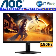 Itw | AOC Gaming Monitor 24G4E 23.8" (1920 x 1080) / 180Hz / IPS / 0.5ms MPRT, 1ms GTG Adaptive Sync