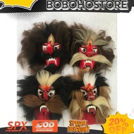 NEW ARRIVAL Ganongan rambut sintetis / bujang ganong / topeng ganong / reog / jaranan barongan BARU