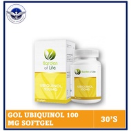 GARDEN OF LIFE COQ10 UBIQUINOL 100 MG CAPSULE (30'S) READY STOCKS