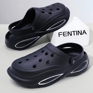 FENTINA Sandal Kodok Pria Kekinian Dewasa Tinggi Sandal Baim Slide Cowok Pria Sandal Jelly EVA